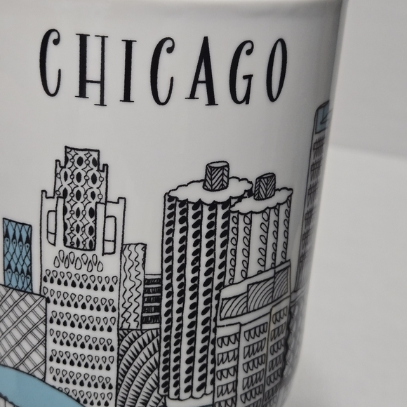 Chicago Oversized Mug Chicago Mug Ceramic Coffee Cup Souvenir Windy City - Picture 7 of 13